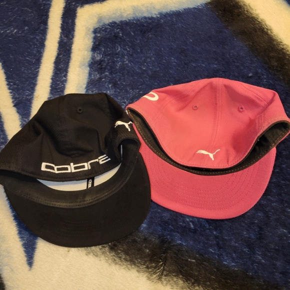 RICKIE FOWLER PINK & BLACK MONOLINE HATS S/M - Picture 2 of 3